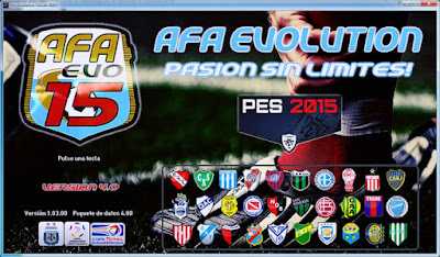 PES 2015 AFA Evo15 Patch Season 2014/2015