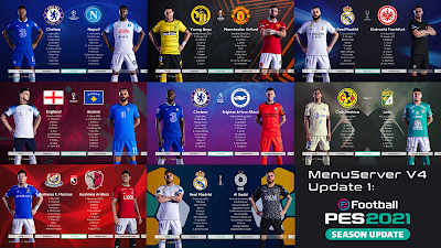 PES 2021 Menu Server 2021 Dark Edition by Hawke, Zlac & SG