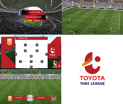 PES 2021 Scoreboard Toyota Thai League by Spursfan07