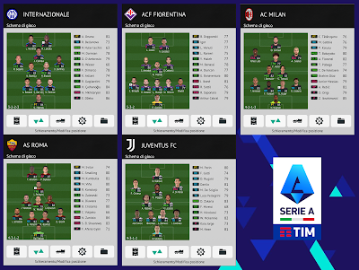 PES 2021 Minifaces Serie A Italy 2023/2024