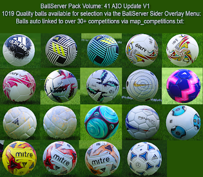 PES 2021 Ball Server Pack Season 2023/2024 by Hawke