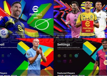 PES 2021 Menu eFootball 2025 V2 by PESNewupdate