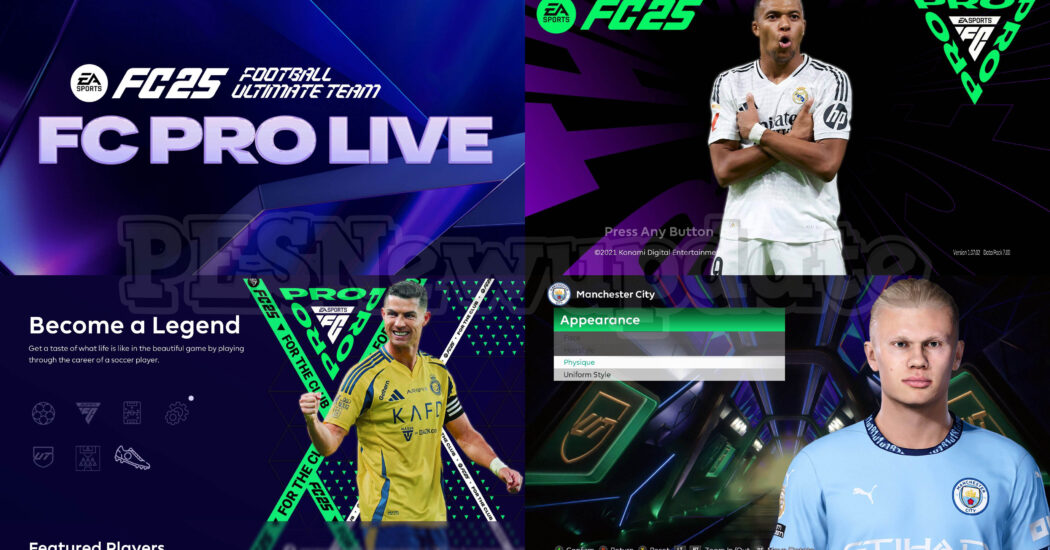 PES 2021 Menu EA FC 25 FC Pro by PESNewupdate