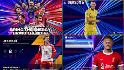 PES 2021 Menu Pack eFootball 2024 SEASON 6 by PESNewupdate