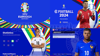 PES 2021 Menu EURO 2024 V2 by PESNewupdate