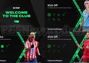 PES 2021 Menu EA FC 25 V3 by PESNewupdate