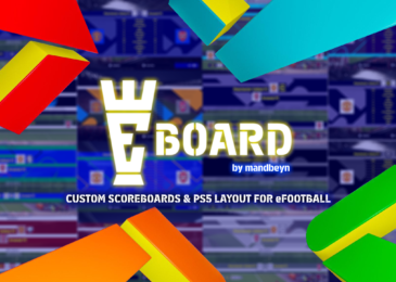 eFootball eBoard Custom Scoreboard & Theme by Mandbeyn