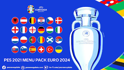 PES 2021 FULL Menu Pack EURO 2024 by PESNewupdate