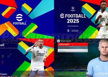 PES 2021 Menu eFootball 2025 Real Madrid by PESNewupdate